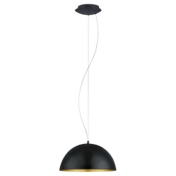 Eglo Loftlamper|Gaetano 1 pendel Ø38 cm Ø38 cm Sort/guld
