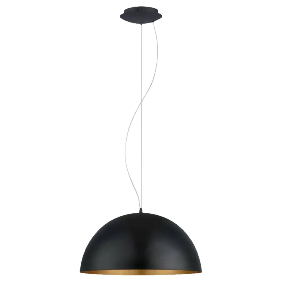 Eglo Loftlamper|Gaetano 1 pendel Ø53 cm Sort/guld