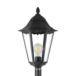 Eglo Udendørslamper|Navedo standerlampe sort/sølv 120 cm Sort og sølv
