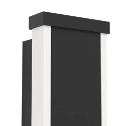 Eglo Udendørslamper|Neviano væglampe sort 38 cm Sort/hvid