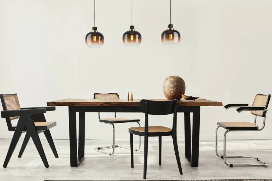 Eglo Loftlamper|Oilella langbordspendel sort/messingfinish