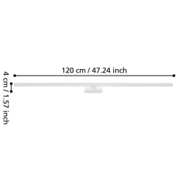 Eglo Væglamper|Pandella 1 væglampe hvid 120 cm