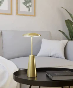 Eglo Dekorativ Belysning - Udendørs|Bordlamper|Piccola bordlampe genopladelig messingfinish Børstet messingfinish
