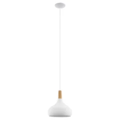 Eglo Loftlamper|Sabinar pendel Ø28 cm Hvid/brun