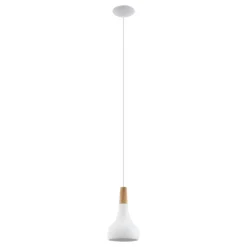 Eglo Loftlamper|Sabinar pendel Ø18 cm Hvid/brun