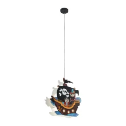 Eglo Loftlamper|San Carlo pendel piratskib Hvid/farverig