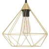 Eglo Loftlamper|Tarbes pendel børstet messingfinish Ø32,5 cm
