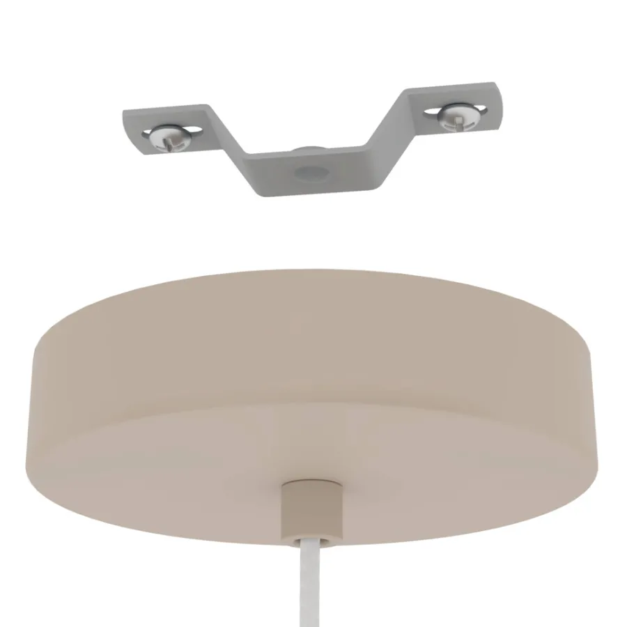 Eglo Loftlamper|Terrarosa pendel sand/hvid Ø24 cm