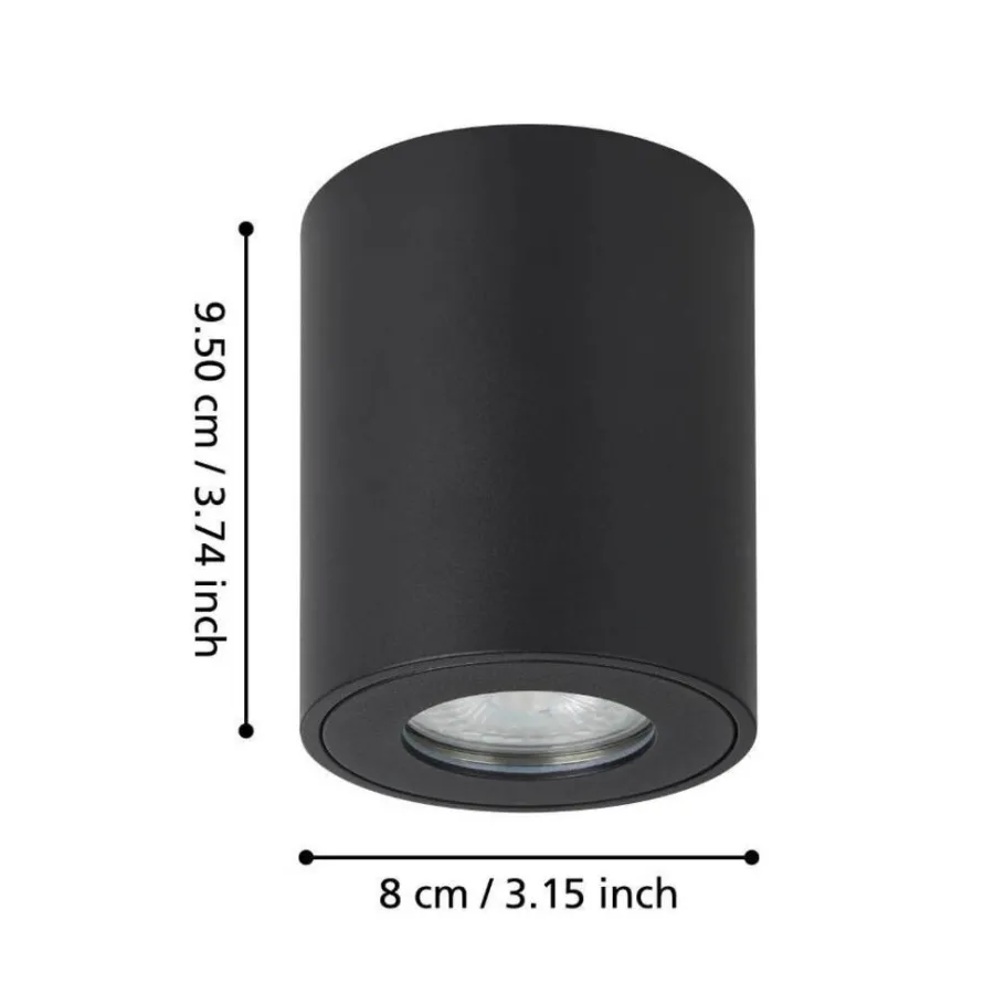 Eglo Udendørslamper|Torrecola loftlampe rund Sort
