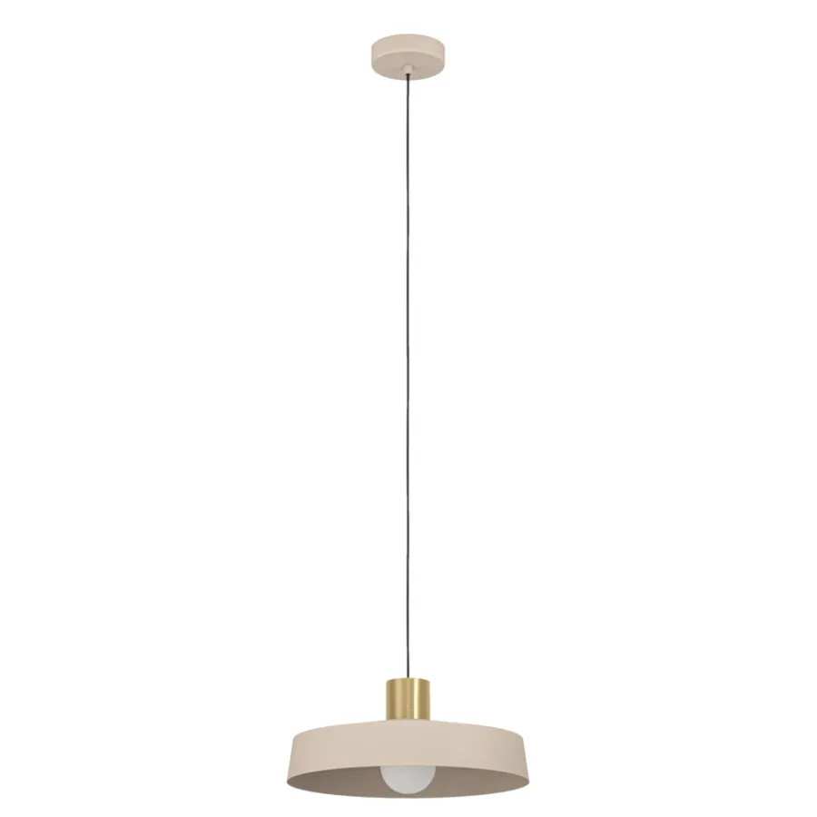 Eglo Loftlamper|Valdiola pendel sand/børstet messingfinish Ø36 cm
