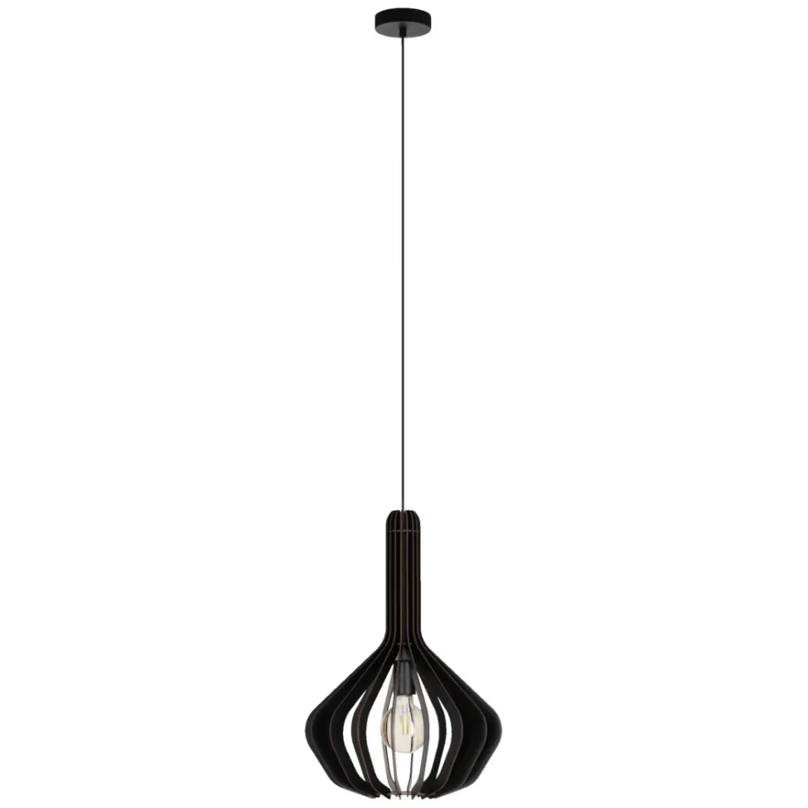 Eglo Loftlamper|Velasco pendel sort Ø38 cm