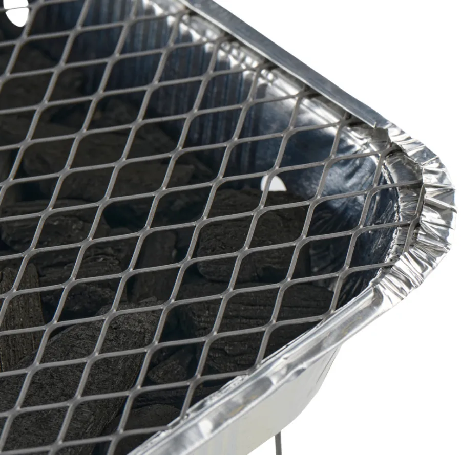Grillexpert® Kulgrill & Briketter|Grilltilbehør|Engangsgrill 26 x 31,4 cm -