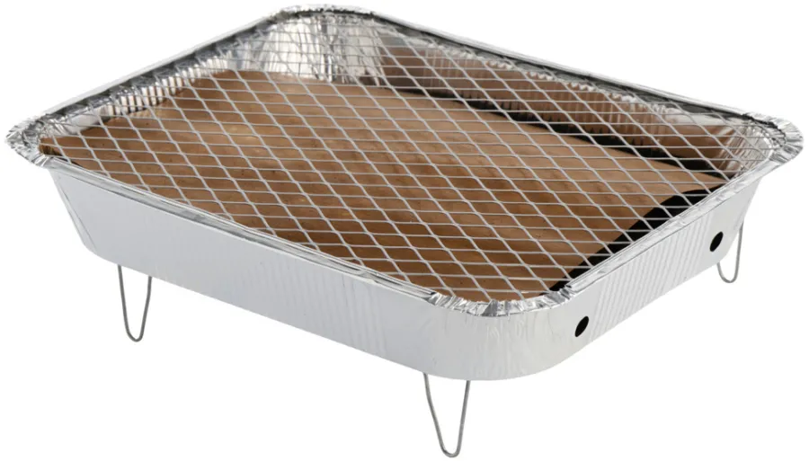 Grillexpert® Kulgrill & Briketter|Grilltilbehør|Engangsgrill 26 x 31,4 cm -