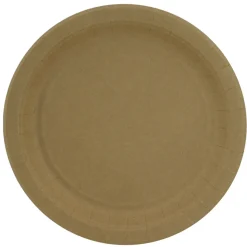Husholdningsartikler|Campingudstyr|Engangstallerken i papir Ø23 cm 10 stk.