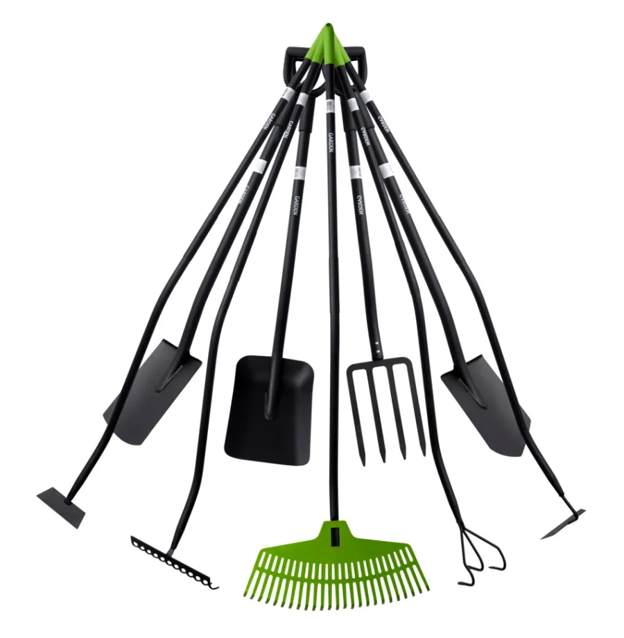 Garden® River & Jern|Ergonomisk løvrive 55 × 160 cm -