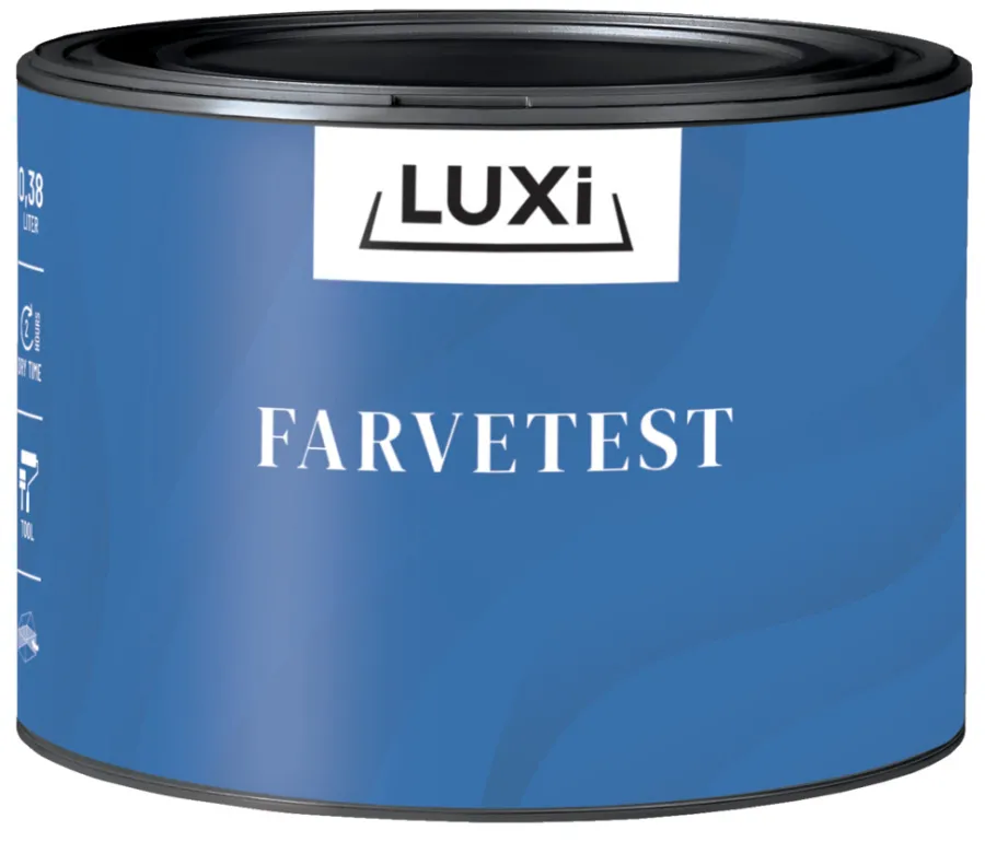Vægmaling|Loftmaling|Farveprøve tonet maling 0,38 liter - LUXI®