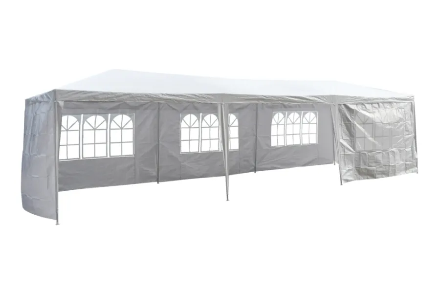 Sunlife® Sæsonafslutning|Pavilloner & Partytelte|Festtelt Kentucky 3 x 9 meter - Hvid