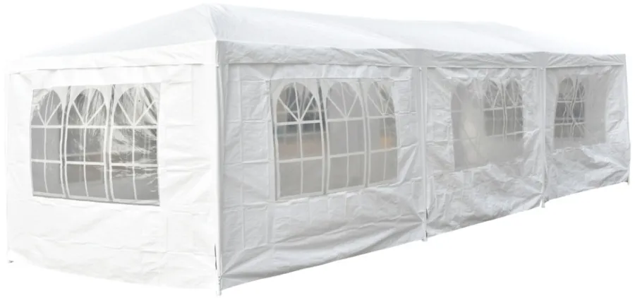 Sunlife® Sæsonafslutning|Pavilloner & Partytelte|Festtelt Kentucky 3 x 9 meter - Hvid