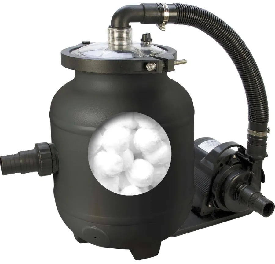 Swim & Fun Poolpumper & Filtersystemer|Filterballs system til pool 100 W –