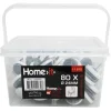 HOME it Filtpuder|Filtpuder med søm Ø24 mm grå - 80 stk.
