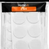 HOME it Filtpuder|Filtpuder selvklæbende ass. hvid - 64 stk.