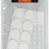 HOME it Filtpuder|Filtpuder selvklæbende ass. hvid - 125 stk.