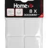 HOME it Filtpuder|Filtpuder selvklæbende 30 x 30 mm hvid - 8 stk.