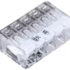 Elworks Elophæng & -Fastgørelse|Fjedersamlemuffe med 5 poler 2,5 mm² - 8 stk.