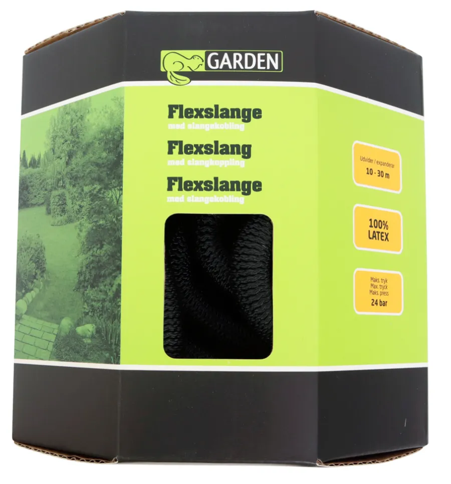 Garden® Haveslanger & Tilbehør|Flexslange med slangekobling 10-30 meter -