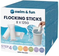 Swim & Fun Poolkemi & Testudstyr|Poolpumper & Filtersystemer|Flocking Stick 1 kg -
