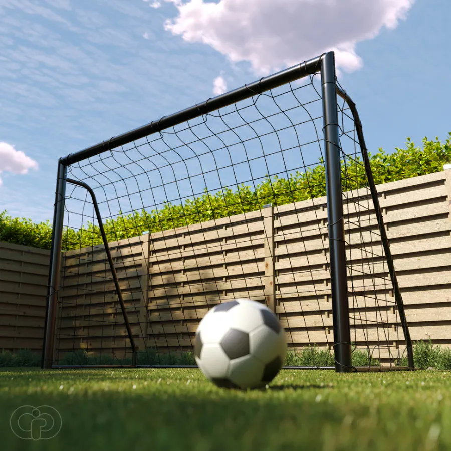 Ud & Leg® Sport & Motion|Fodboldmål Pro 180 x 70 x 120 cm Sort