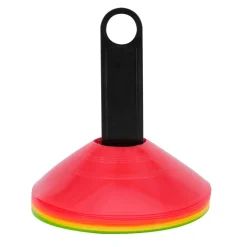 Sæsonafslutning|Spil & Underholdning|Fodboldtoppe m/holder Ø19 cm 16 stk. rød/guld/grøn/orange