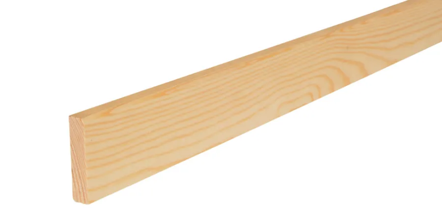 Hornbaek Lister|Forkantliste fyr - 1 rund kant - 9 x 33 x 3000 mm