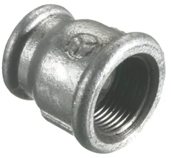 Galvaniserede|Formmuffe galvaniseret 1/2" x 3/8"