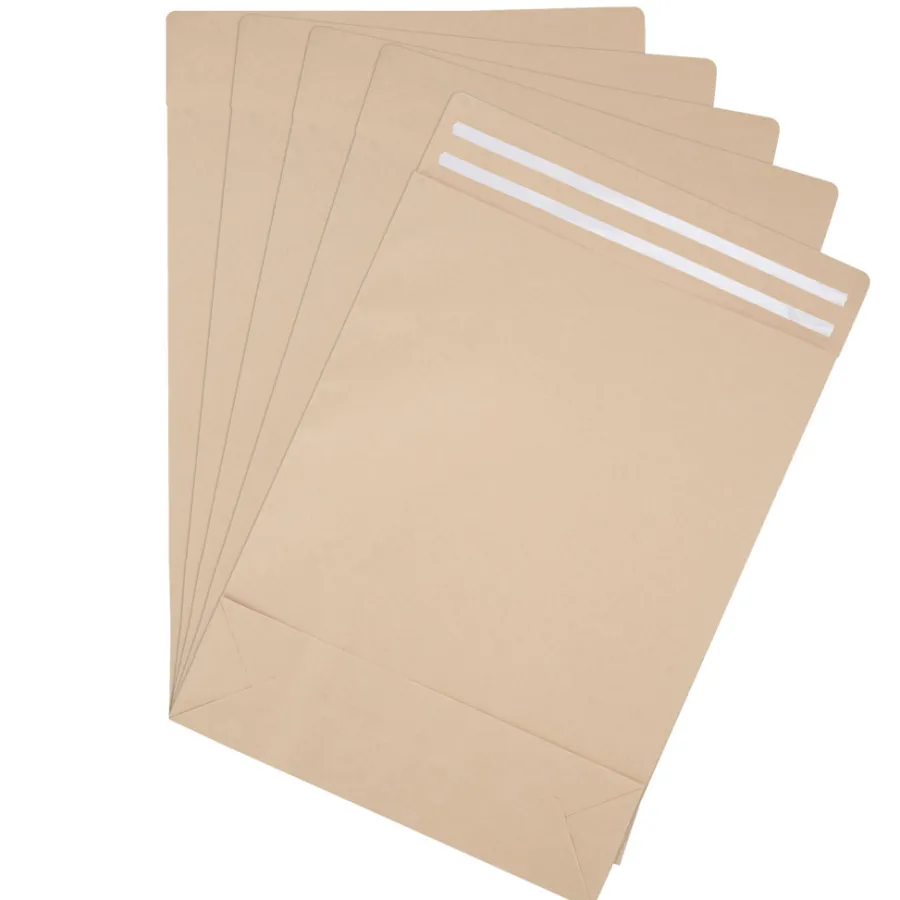 Emballage Til Forsendelse|Forsendelsespose papir 42 x 26 x 8 cm 5-pk.