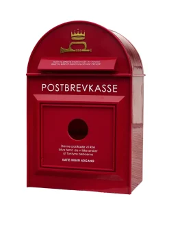 Fuglefrø & Fuglehuse|Fuglehus postkasse Rød