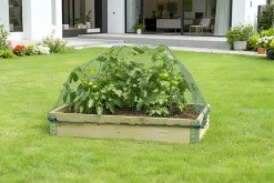 Garden® Fugle- & Insektnet|Planteborde & Højbede|Fuglenet til palleramme 120 x 80 cm -