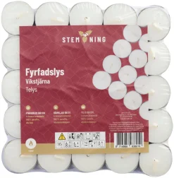 Stemning® Dekorativ Belysning - Indendørs|Fyrfadslys Ø3,7 cm 100 stk.