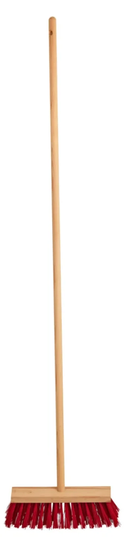 Garden® Rengøringsartikler|Koste|Gadekost 30 cm m/træskaft 140 cm -