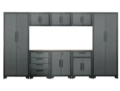 Arbejdsborde & Reoler|Garageopbevaringsmøbel H192,5 x B330 x D47,2 cm