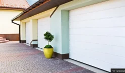 Garageporte & Tilbehør|Garageport 240 x 200 cm med portautomatik High Rip W
