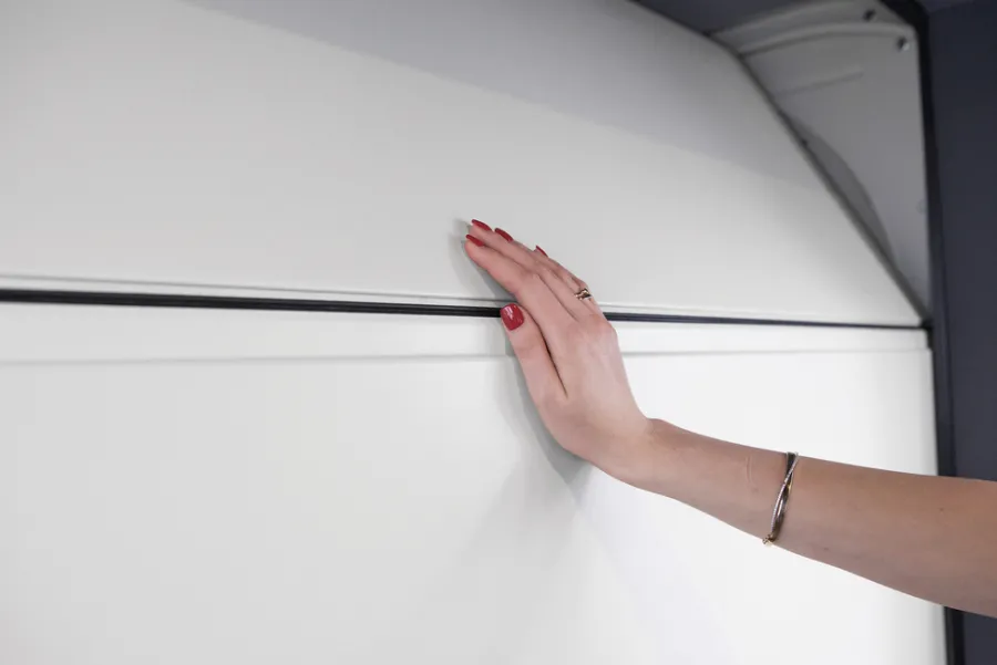 Garageporte & Tilbehør|Garageport 240 x 212,5 cm med portautomatik High Rip W
