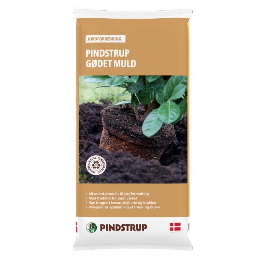 Pindstrup Jord|Gødet muld 50 liter -
