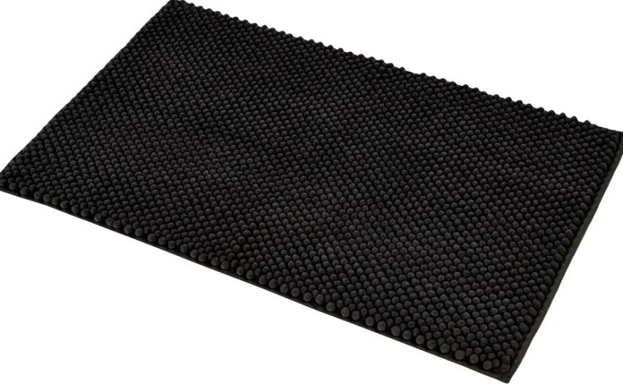 GEYSER® Tilbehør Til Badeværelset|bademåtte 80 x 50 cm sort