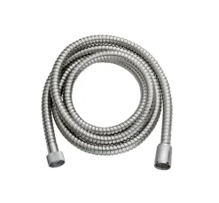 GEYSER® Brusehoveder & -Slanger|bruseslange 175 cm m/vandspare Rustfrit stål