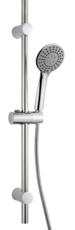 GEYSER® Brusehoveder & -Slanger|brusestangsæt Ø100 mm 3-jet Krom