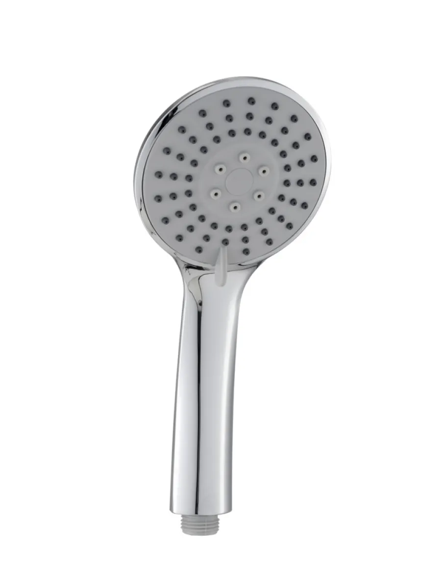 GEYSER® Brusehoveder & -Slanger|håndbruser Ø100 mm 3-jet Krom