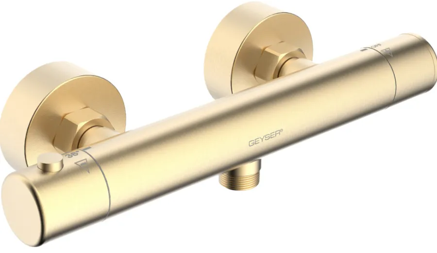 GEYSER® Blandingsbatterier Til Bad Og Brus|Lima brusearmatur Guld