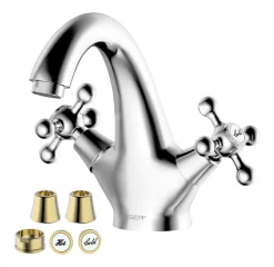 GEYSER® Håndvaskarmatur|Magnolia håndvaskarmatur krom