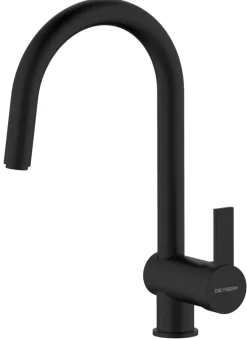 GEYSER® Køkkenarmatur|Max Flex køkkenvaskarmatur Sort